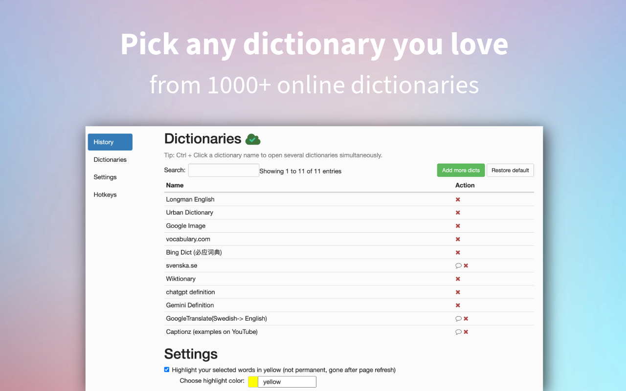 Dictionariez screenshot 3